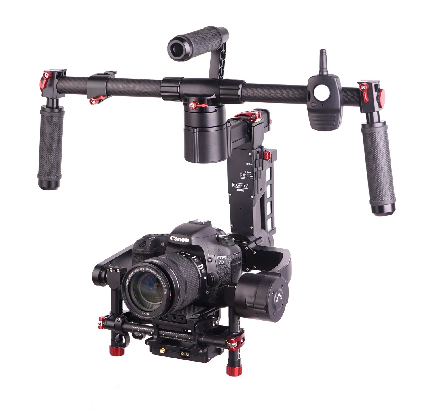 CAME-TV 3-Axis DSLR Camera Gimbal Stabilizer – Professional Handheld Video Rig