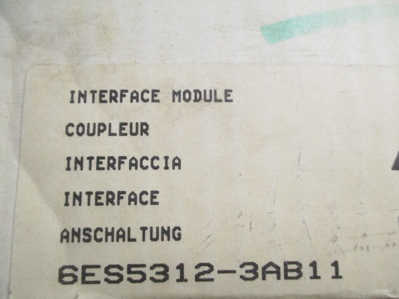 SIEMENS SIMATIC S5 6ES5312-3AB11 INTERFACE MODULE NSMP