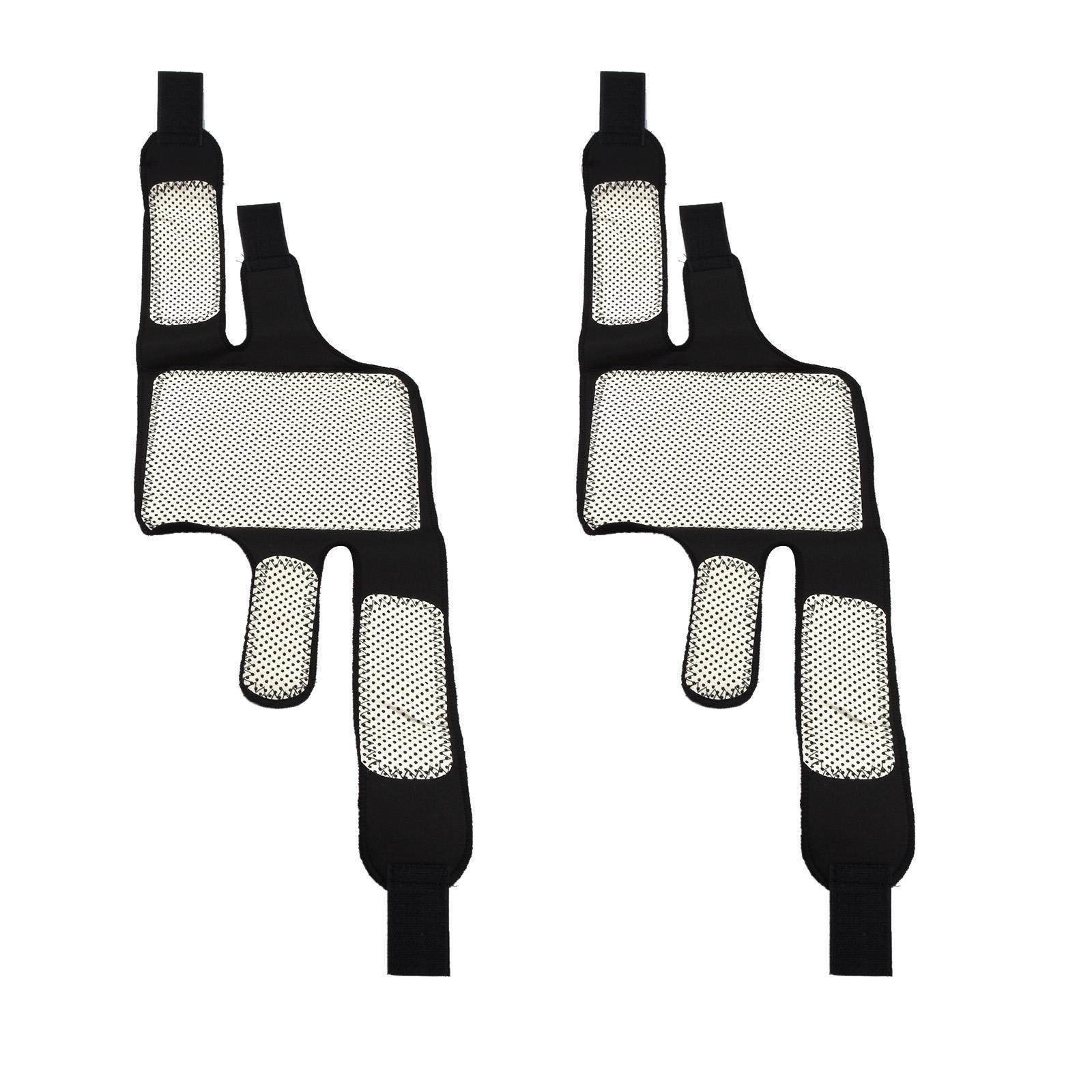 2pcs Adjustable Magnetic Therapy Spontaneous Heat Knee Pads Sports Protector