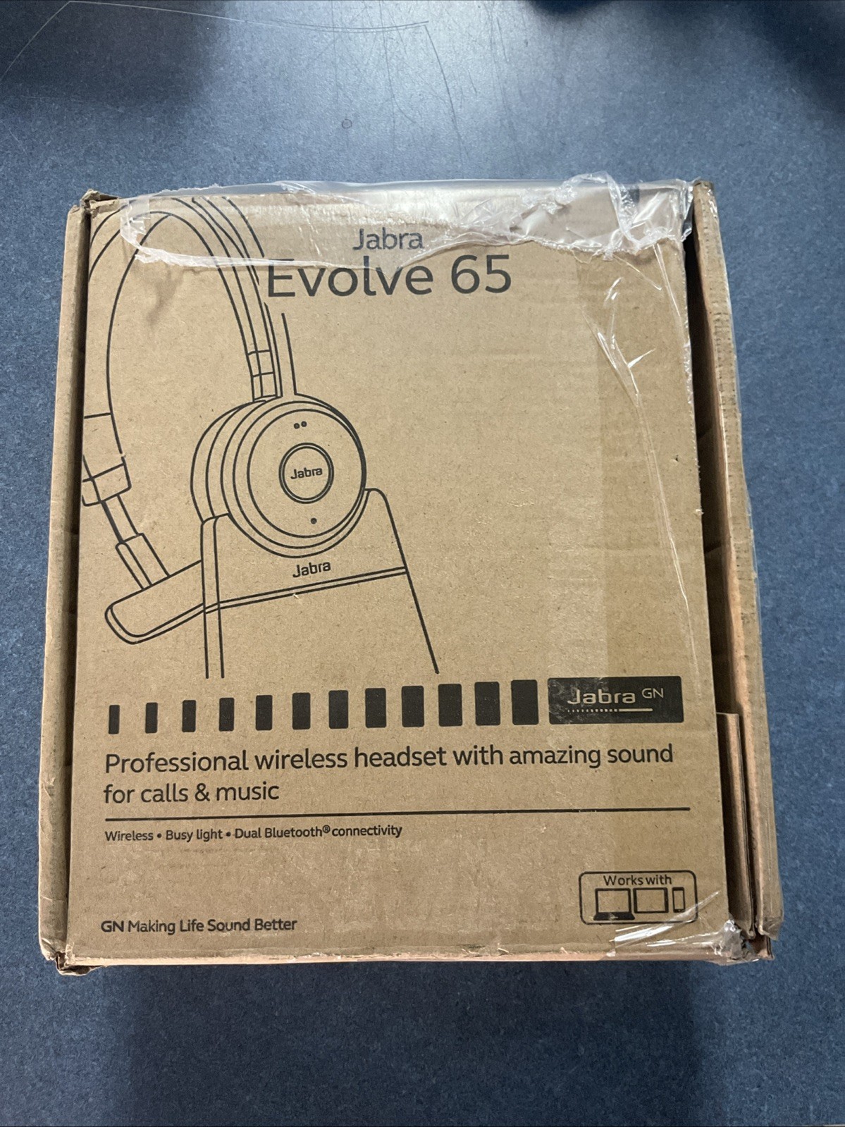**BRAND NEW** Jabra Evolve 65 UC Stereo Wireless Headset / Music Headphones