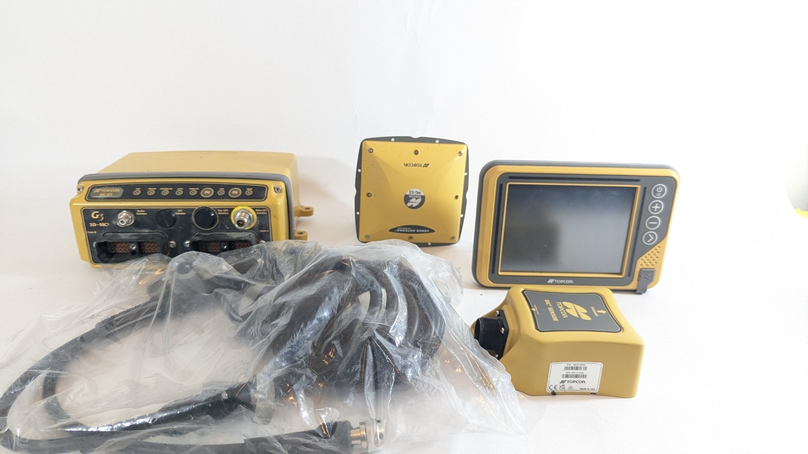 Topcon G3 MC-R3 UHF 3D-MC2 Dozer Machine Control GX55 PG-S3 MC2 Sensor Kit