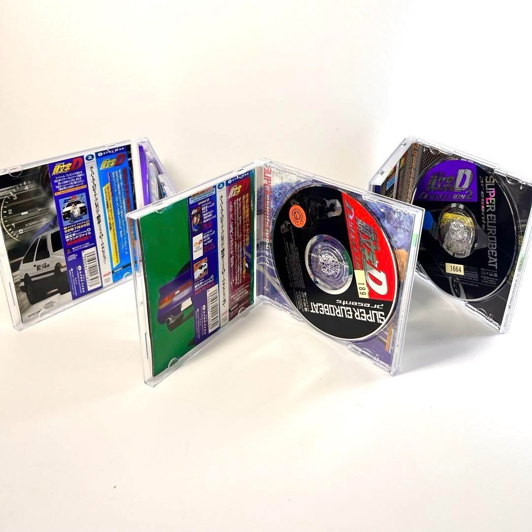 Super Eurobeat initial D Presents selection 3 CD D-Selection Set of 3