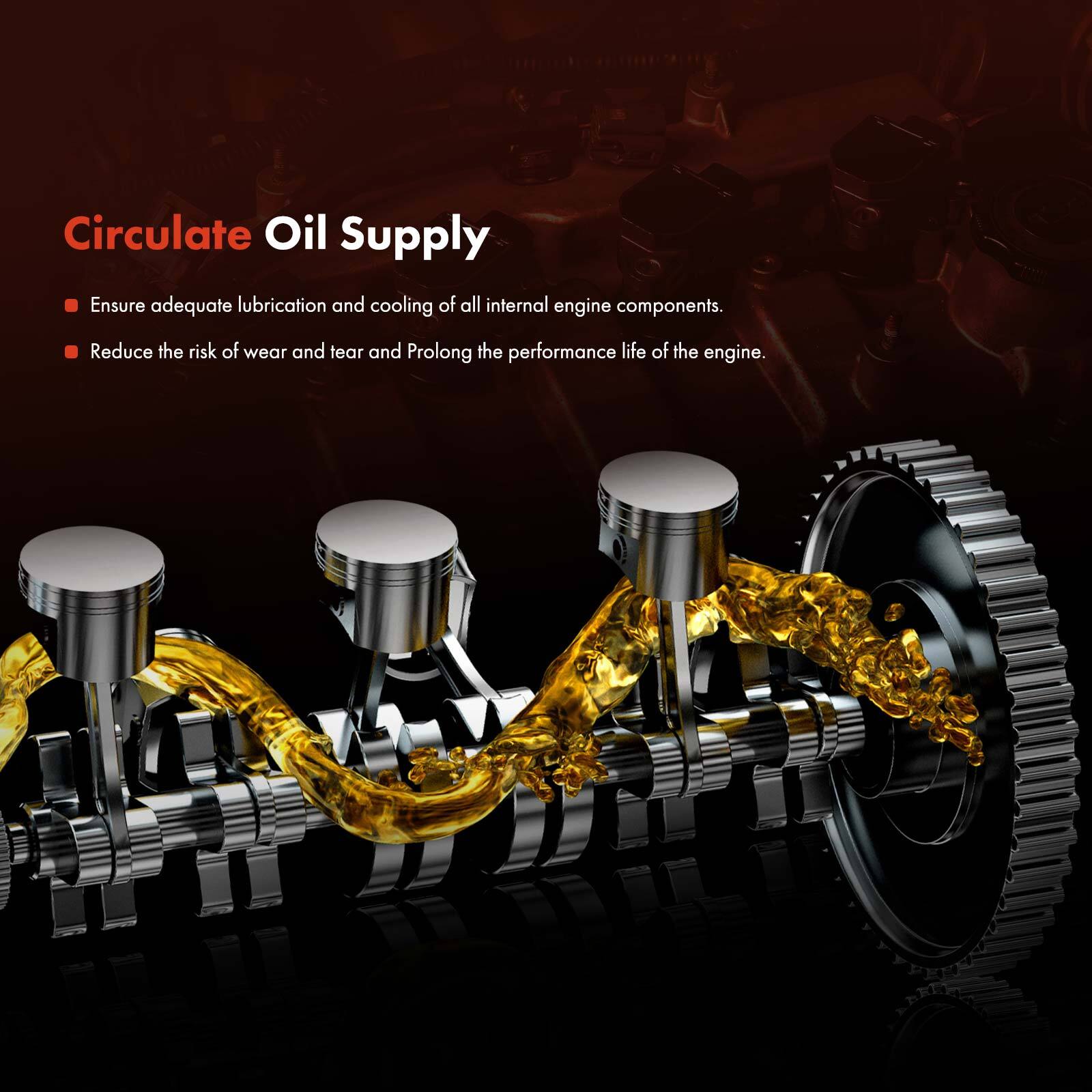 Engine Oil Pump Repair Kit for Jeep Wrangler 2007 2008 2009 2010-2011 V6 3.8L