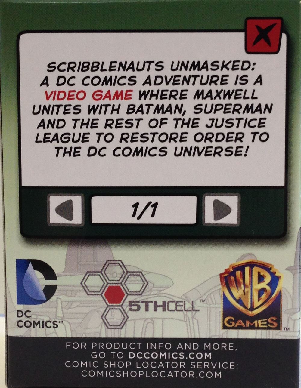 DC Scribblenauts Unmasked Ser 1 Mini Figure Blind Box - One Random Pack