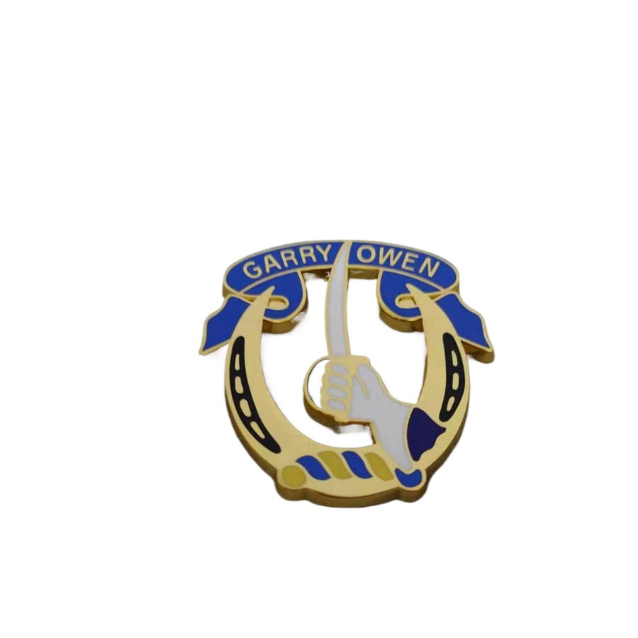 ARMY 7TH CAVALRY "GARRY OWEN"  LAPEL PIN METAL BADGE  METAL INSIGNIA 1PCS