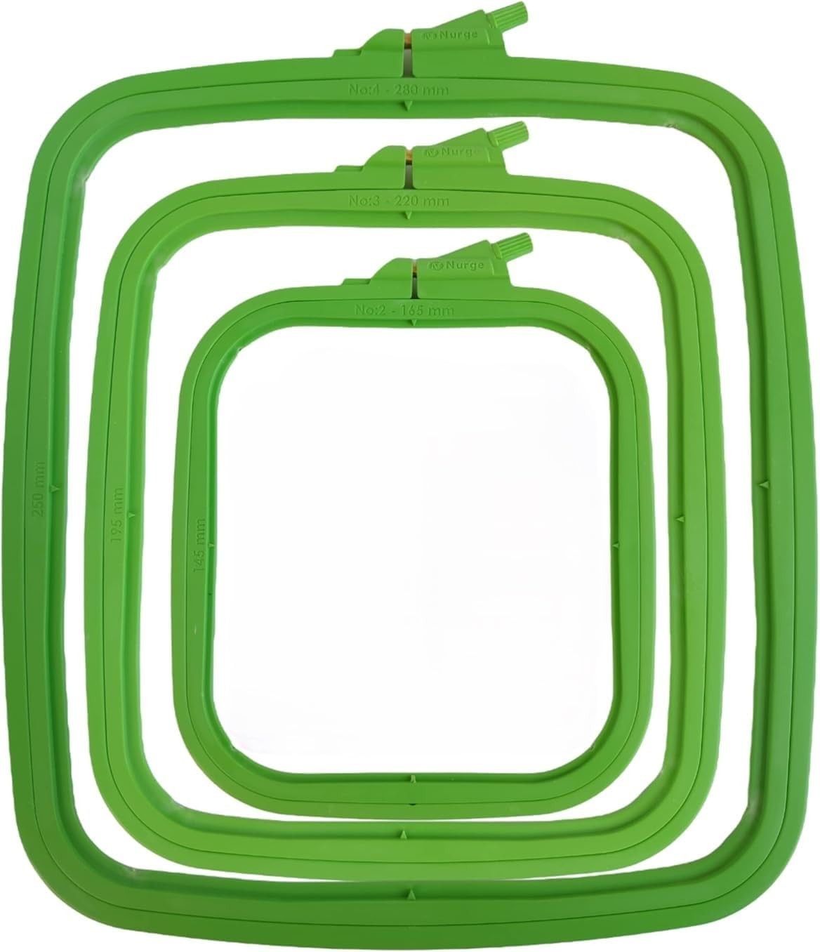 Plastic Square Hoop Nurge 170-13 Green