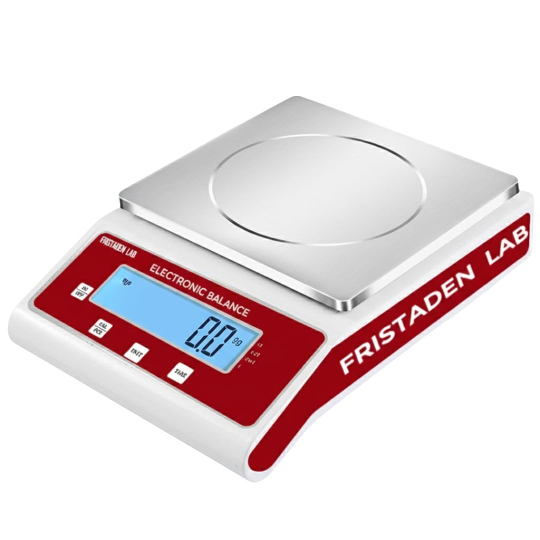Fristaden Lab Precision Balance Scale 15kg x 0.1g for Lab, Jewelry, Business