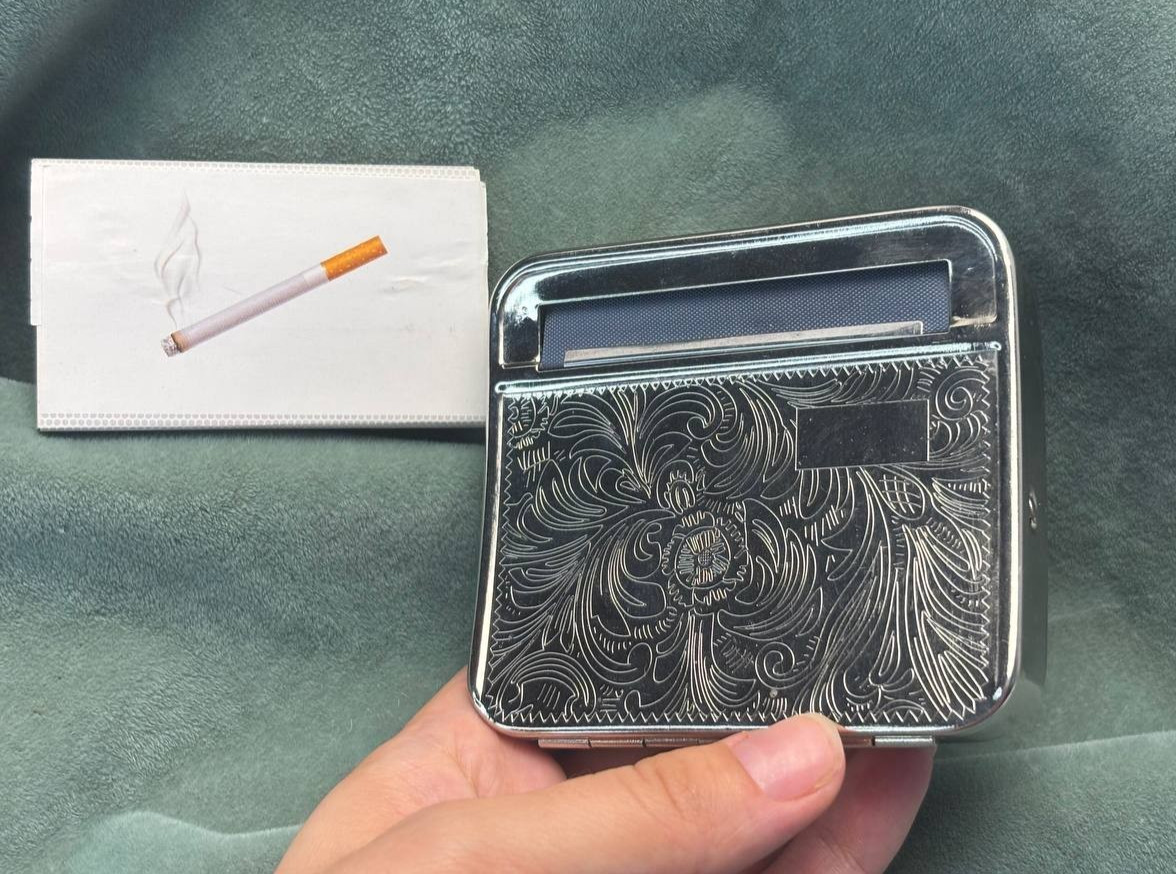 Mini case for making cigarettes, USSR, cigarette rolling machine, 1980