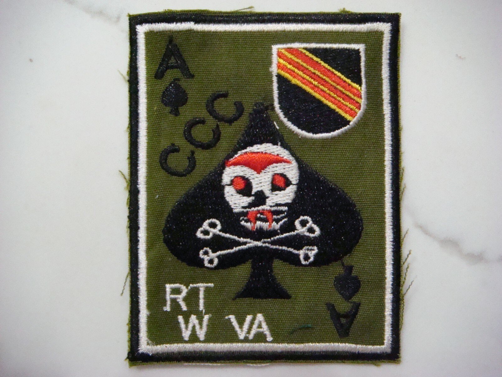 US 5th SF WEST VIRGINIA RT CCC, VIETNAM WAR PATCH