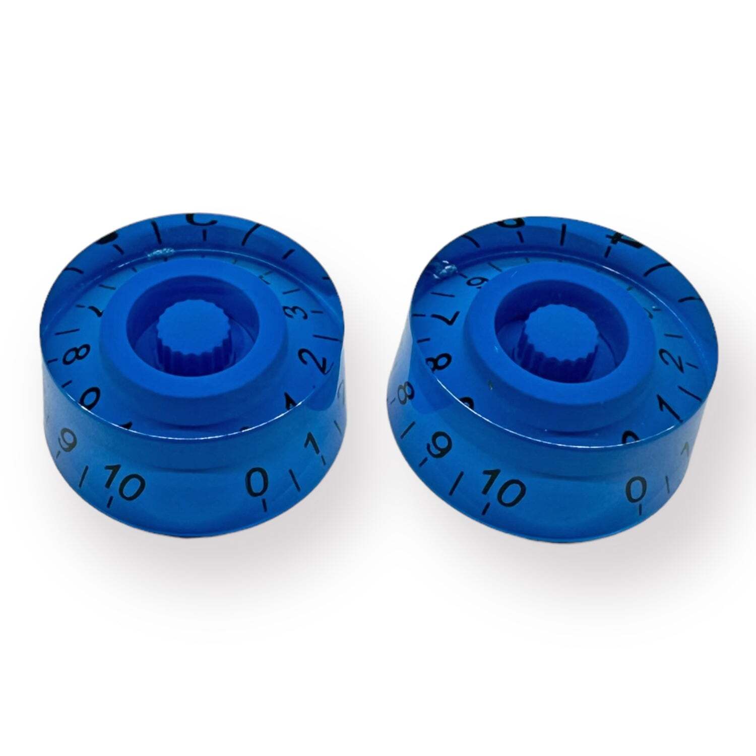 AxLabs Blue Speed Knobs With Black Font - 2 Pack