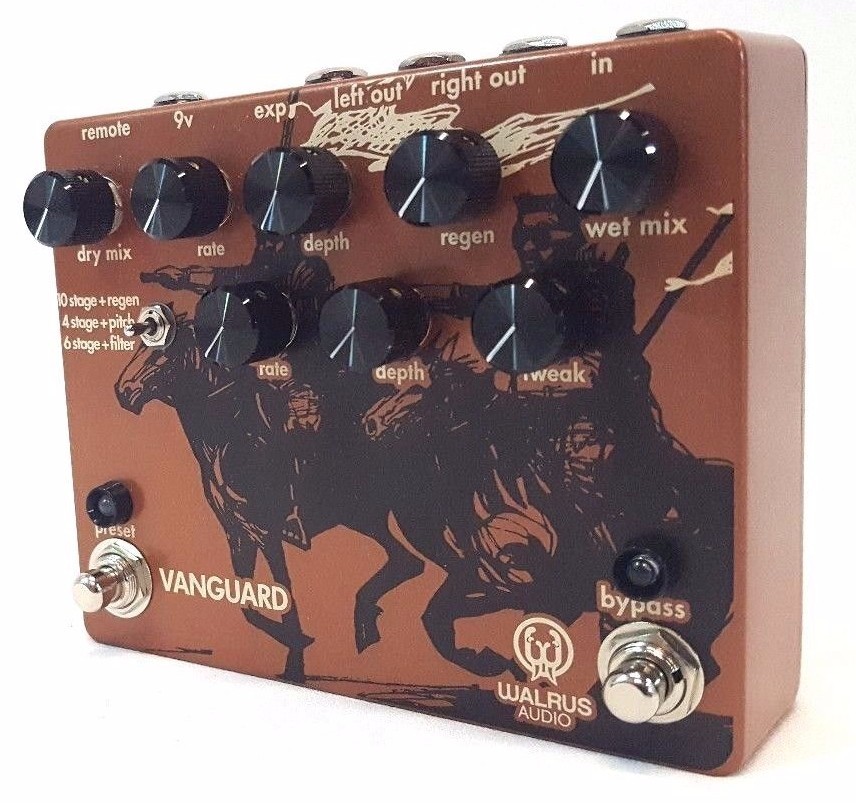 Walrus Audio Vanguard Dual Phase Guitar Effect Pedal
