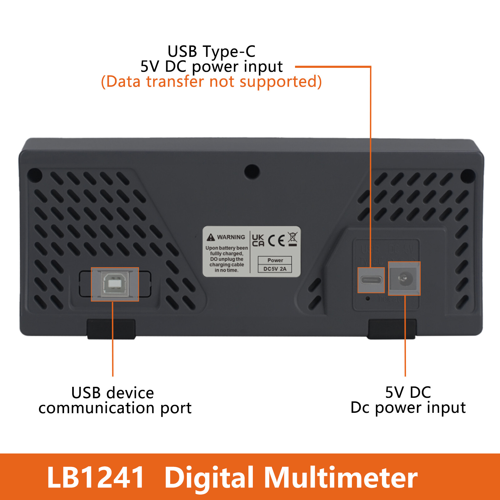 Labloot 4 1/2 Digits LB1241 Bench-type Digital Multimeter 55000 Counts True RMS