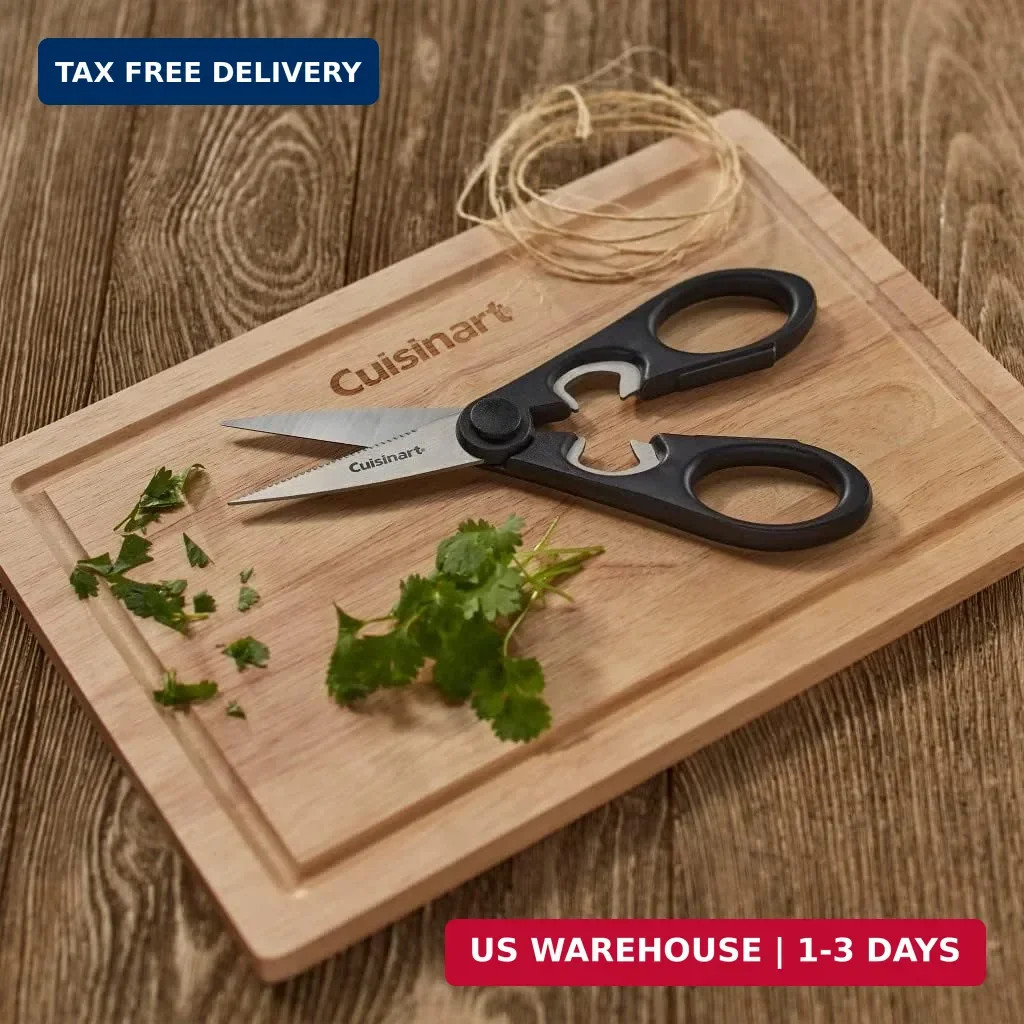 Cuisinart Shears, 8 Inch Kitchen Scissors, Black
