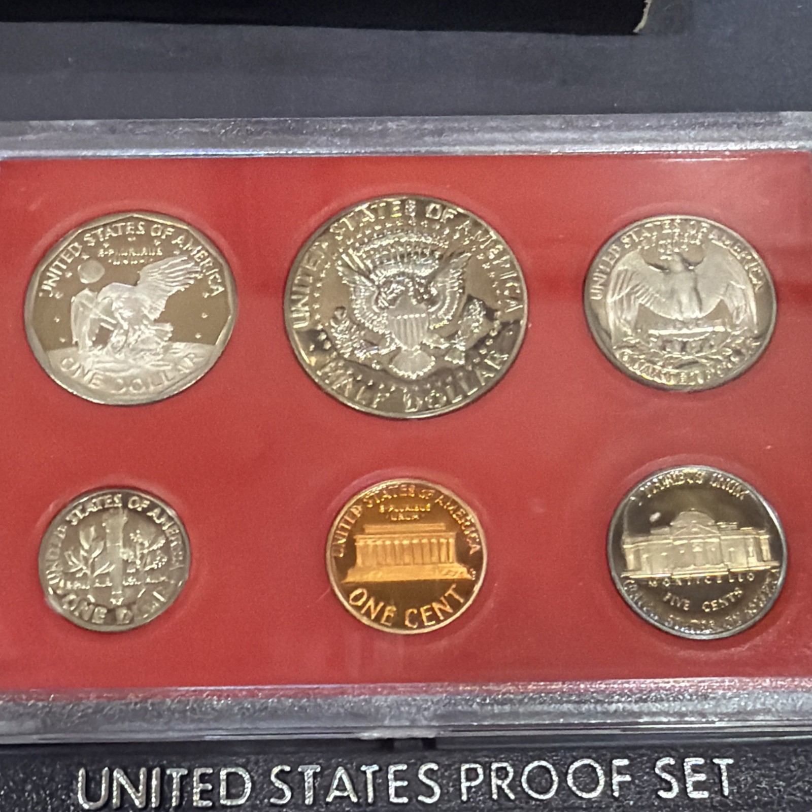 1981 Clad Proof Set Type 1 U.S. Mint Government Packaging OGP