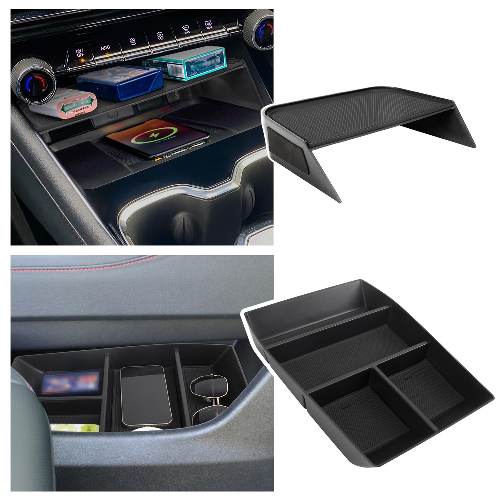 "Center Console Organizer for 20242026 Chevy Traverse with Divider Tray"