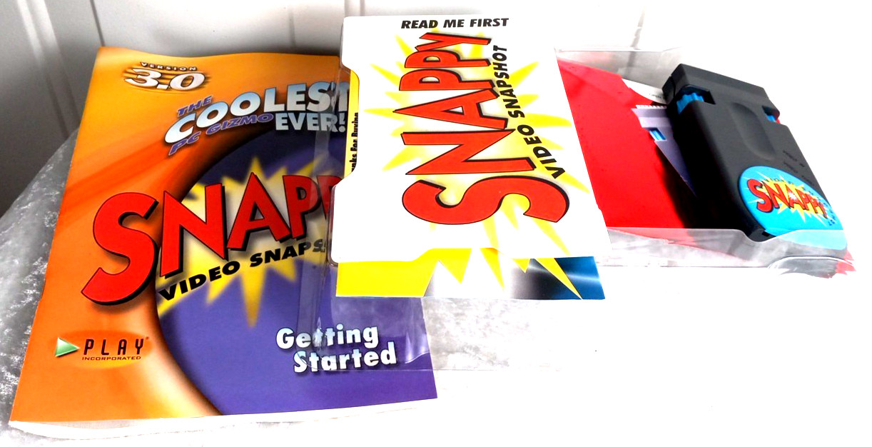 Vintage Snappy Video Snapshot PC Gizmo Version 3.0 software