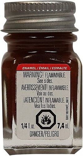 Testors Brown 1/4 oz - Hobby and Model Enamel Paint - #1140