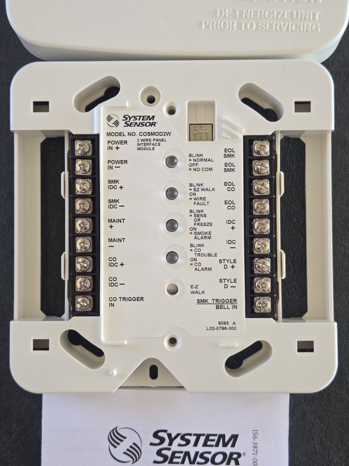 SYSTEM SENSOR COSMOD2W 2-WIRE INTERFACE MODULE - BRAND NEW - 3 AVAILABLE