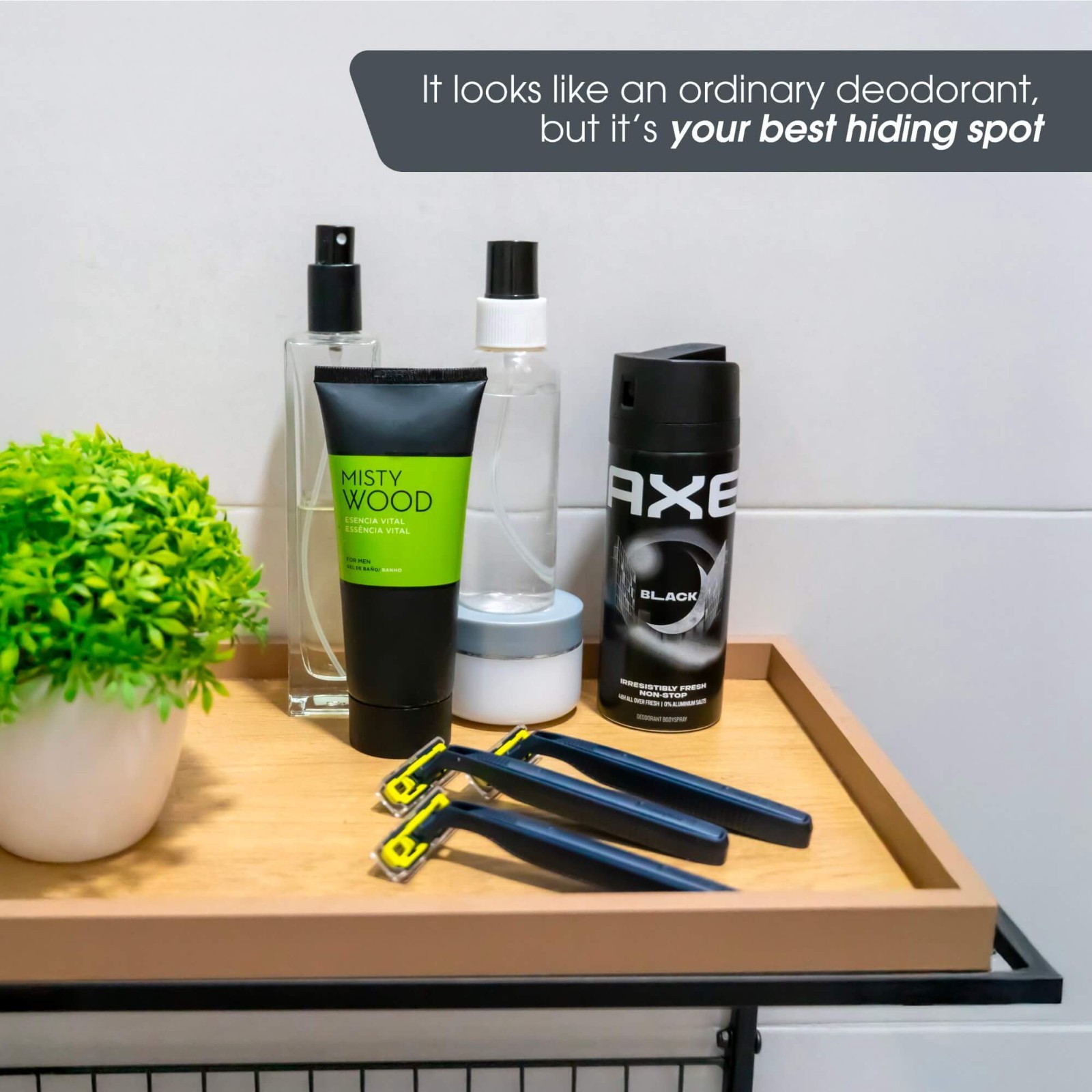 Deodorant Hidden Compartment | Secret Stash Box | Diversion Safe