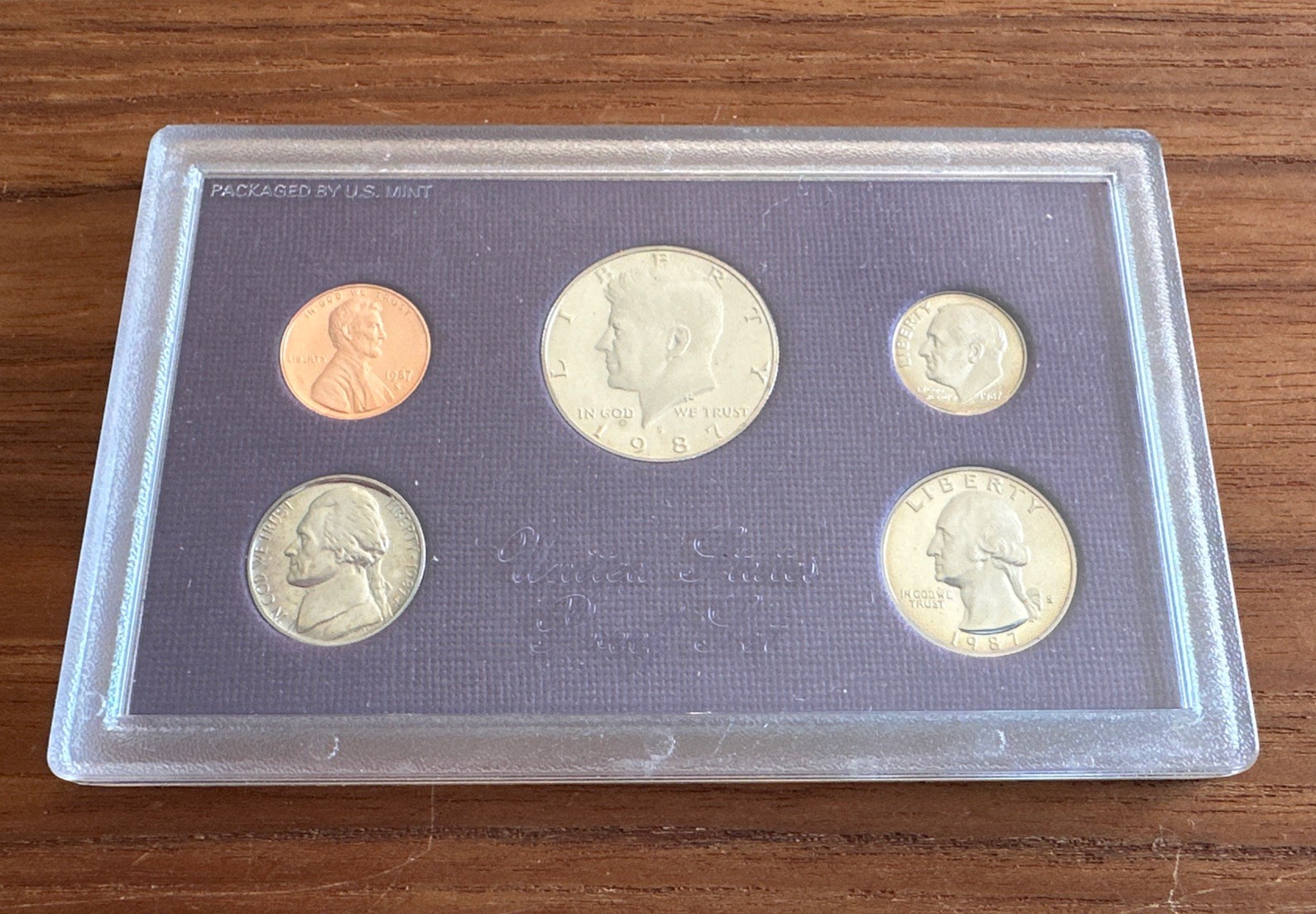 United States Proof Set 1987 In Presentation Case
