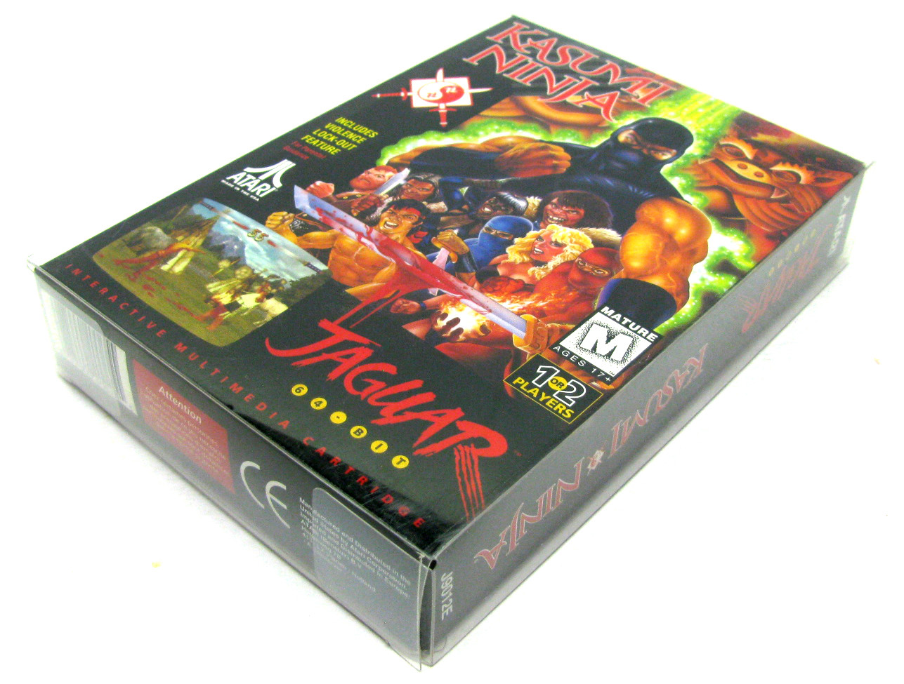 50x CLEAR PLASTIC PROTECTIVE BOX PROTECTOR SLEEVE FOR ATARI JAGUAR GAME BOXES