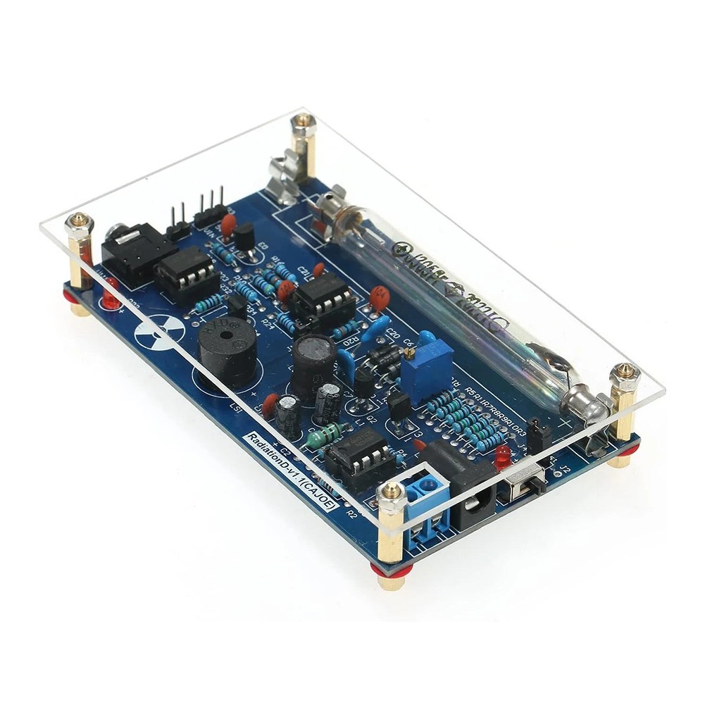 DIY Radiation Detector Kit with Visual Audio Indication for Arduino Projects