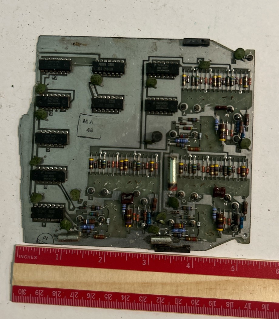 1960S-80S NASA SPACE PROGRAM UNIDENTIFIED CIRCUIT BOARD CHARLES BELL ESTATE A