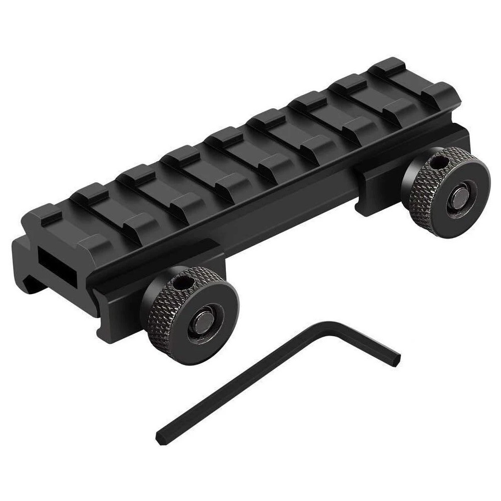25.4/30mm High Profile Ring Scope QD Mount with Low Profile 8 Slot Riser Mount