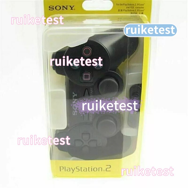 1PCS OEM-Wireless Controller for Playstation 2 PS2-Black-