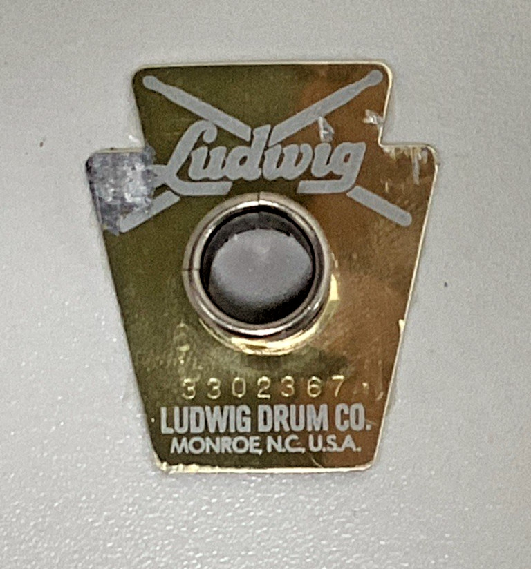 Ludwig Monroe Snare Drum Badge # 3302367 with Grommet