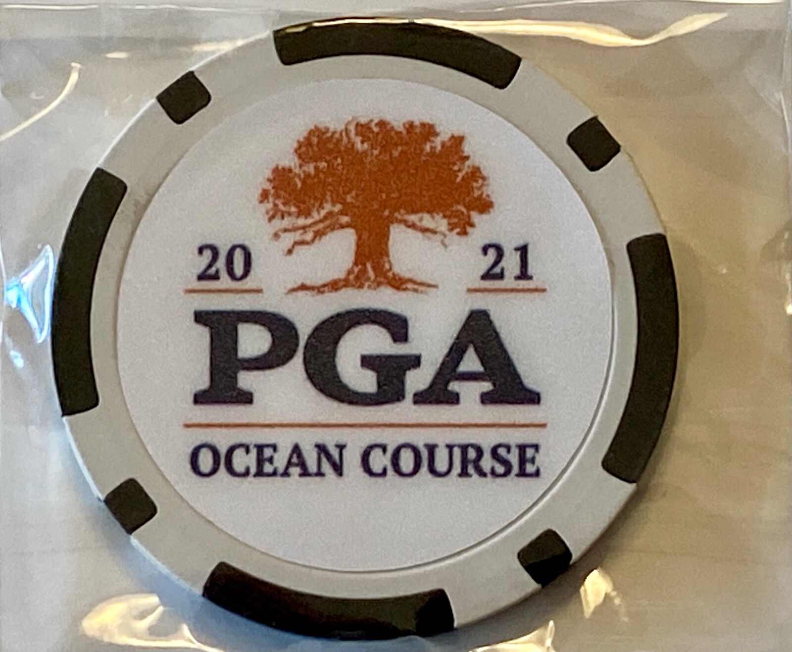 PGA Championship - 2021 - Ocean Course - Clay Poker Chip -Golf Ball Marker