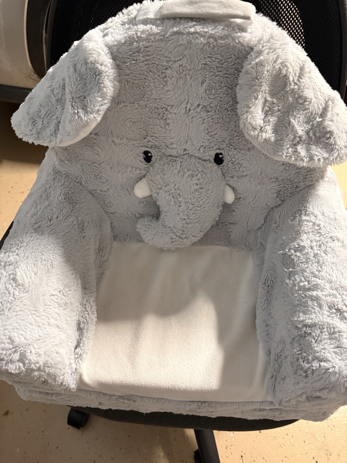 Elephant Toddler Chair Plush Character Kid Chair Comfy Pillow Chair for Boy Girl