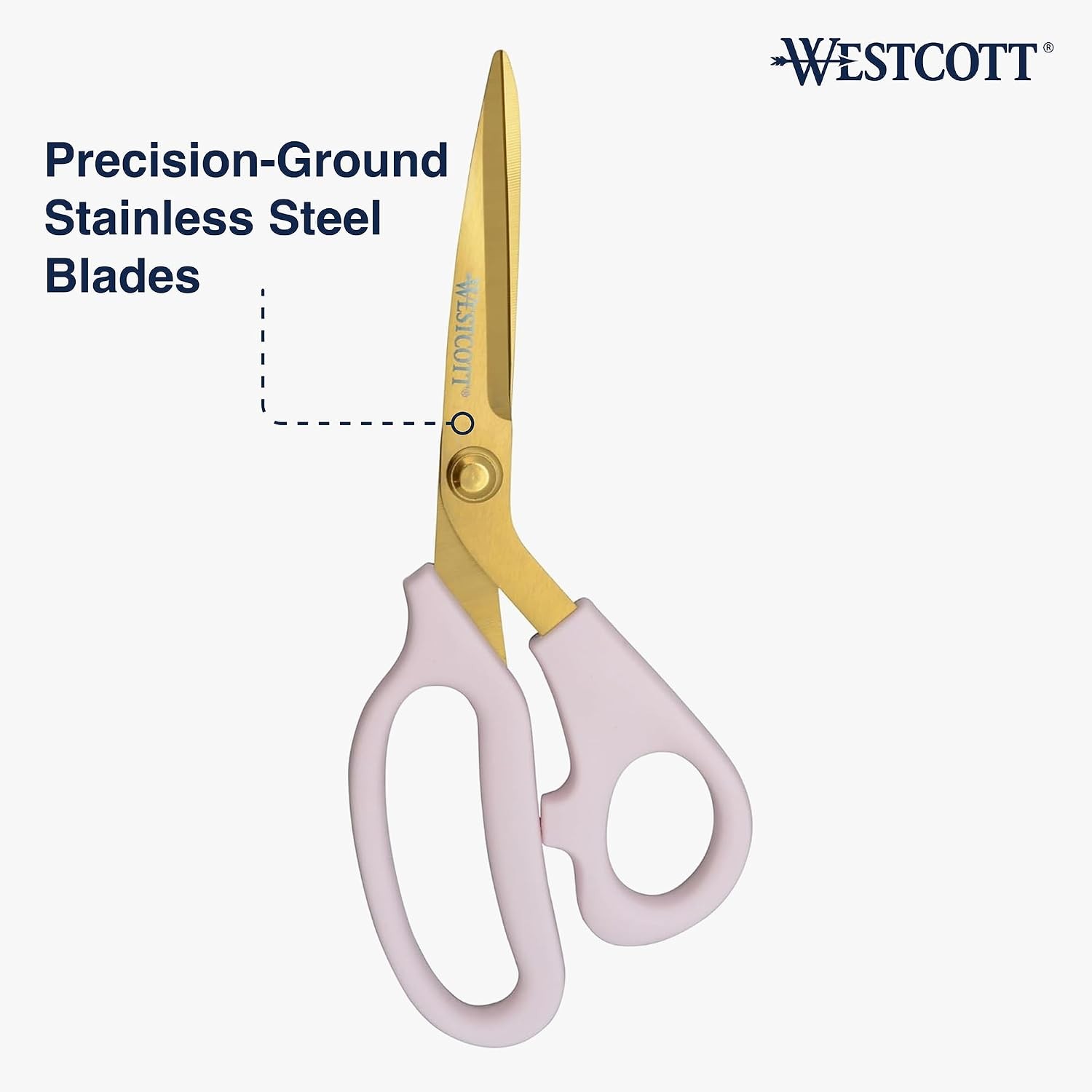 All-Purpose Kitchen Shears, Pink with Gold Blades - Durable Kitchen Shears