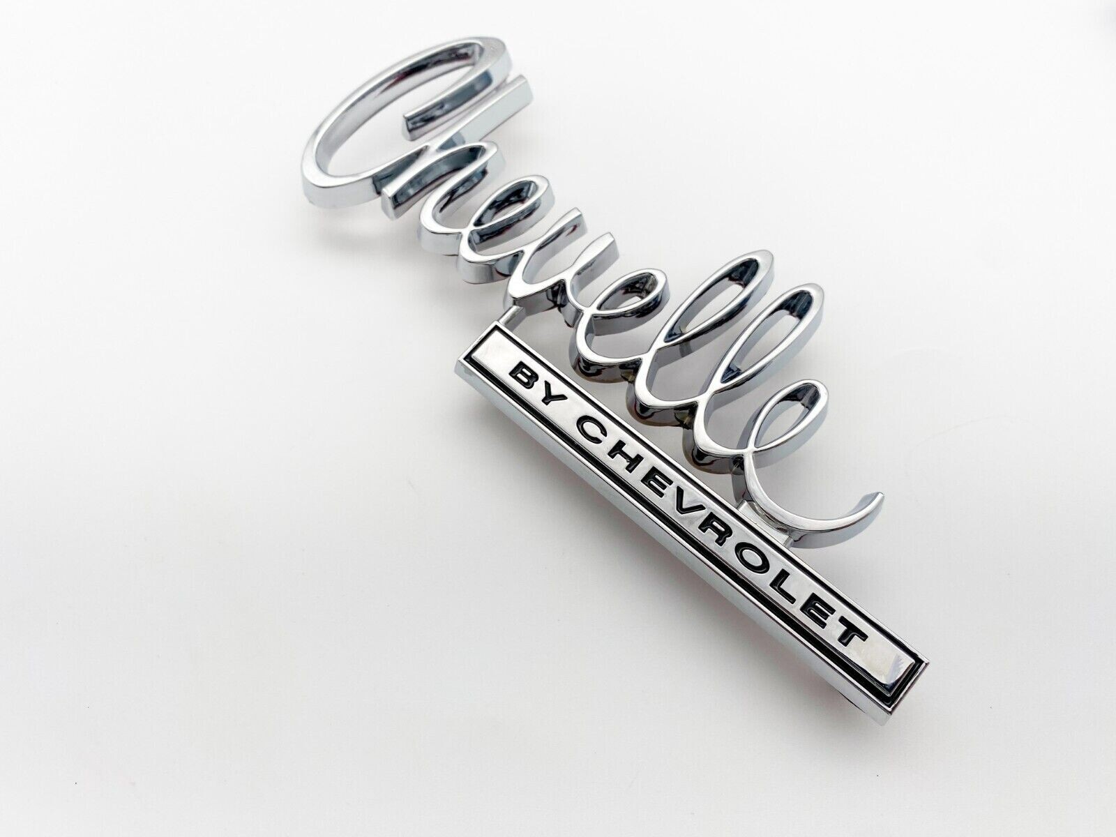 1pc Chrome For 1970 Chevelle By Logo Trunk 3M Adhesive Emblem 9834999