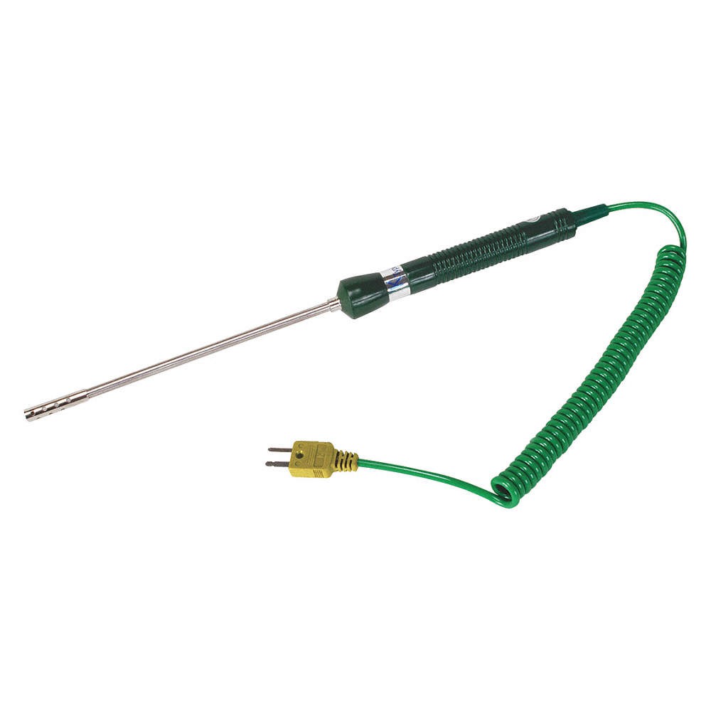 GRAINGER APPROVED 4JPN6 Temperature Probe,Air,Type K,-58to1652F 4JPN6