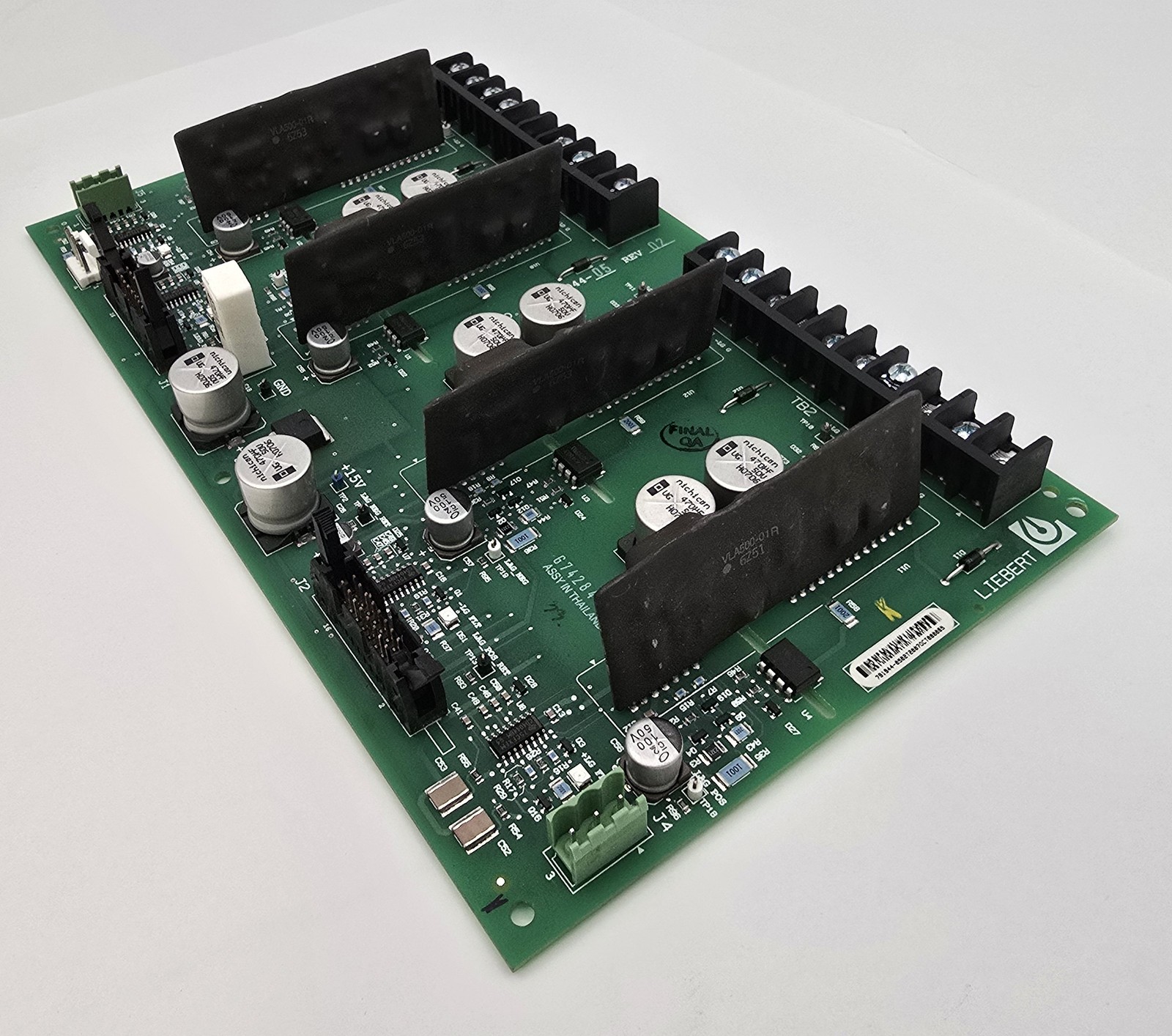 Liebert 02-791944-05 Processor Board Rev 2 Gate Driver Nichican 470uF 50V