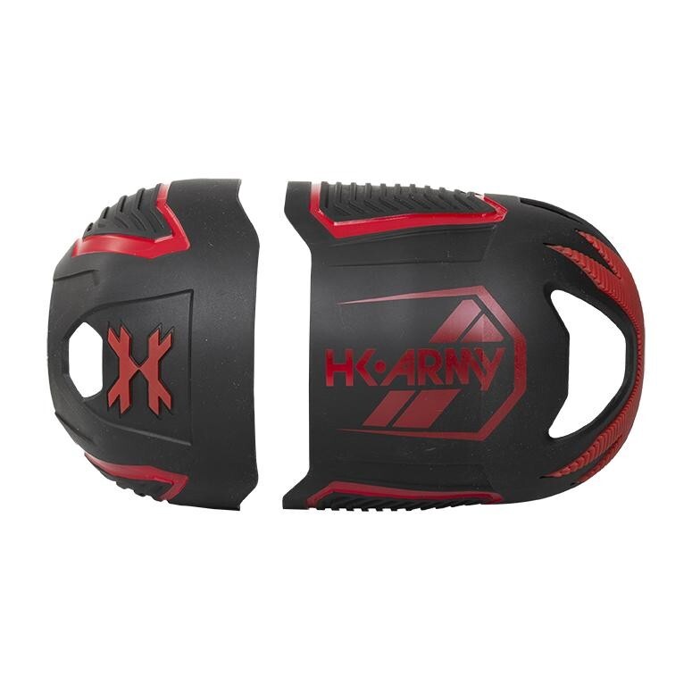 HK Army Vice FC Paintball Tank Cover - Fits 48ci 68ci 80ci Black/Red NEW