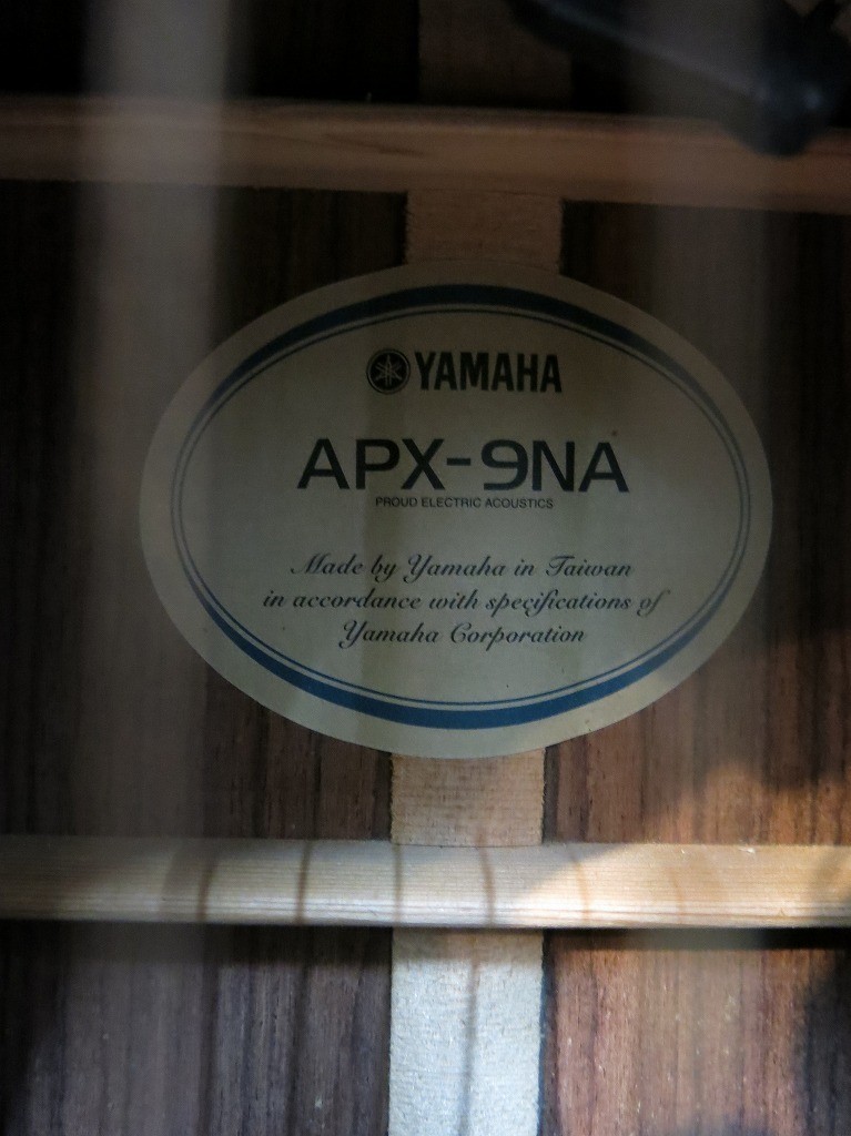 Yamaha APX-9NA Electric Nylon String Classical Guitar Maintenance completed