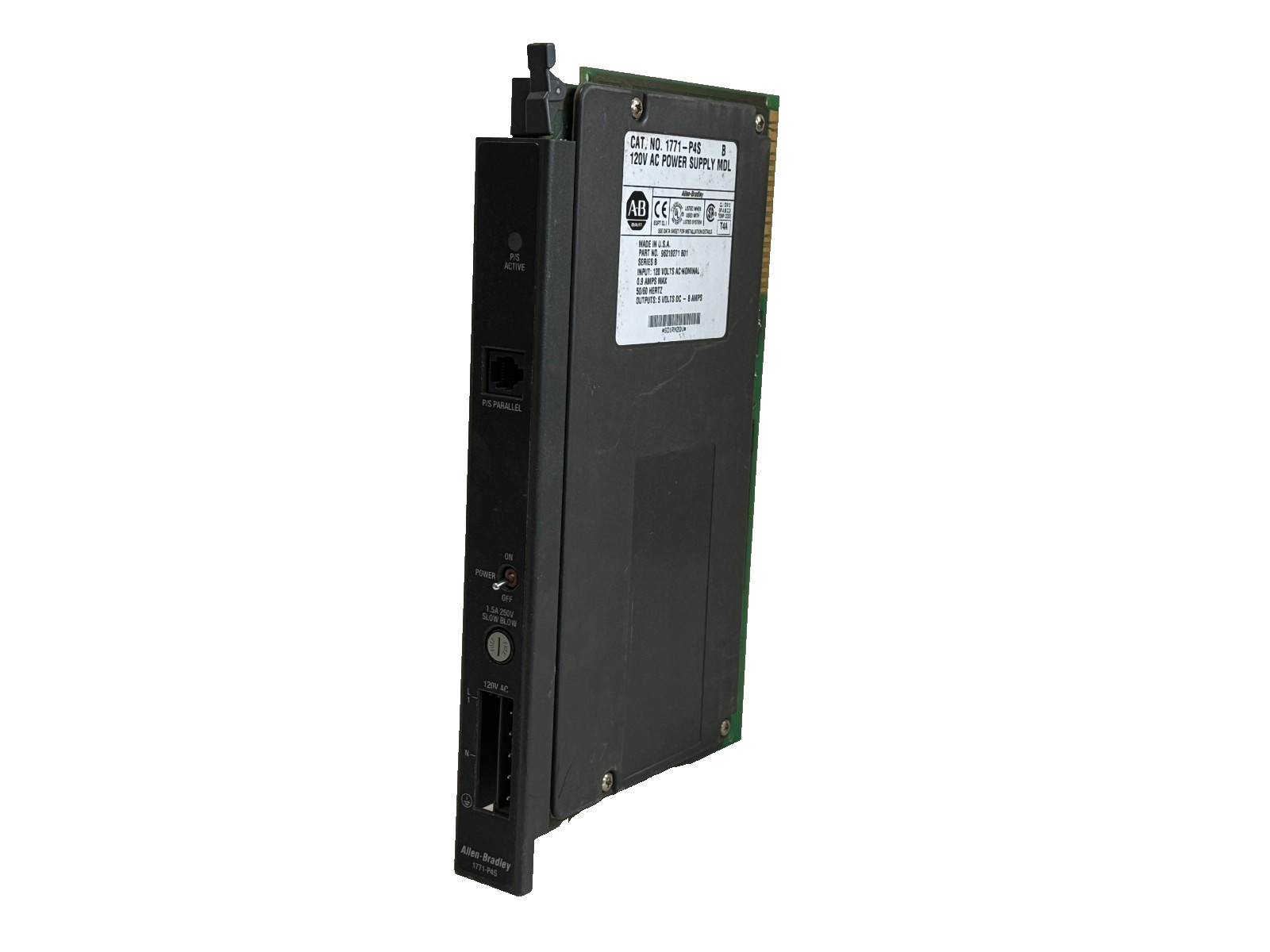 USED Allen Bradley 1771-P4S SER. B Power Supply Module
