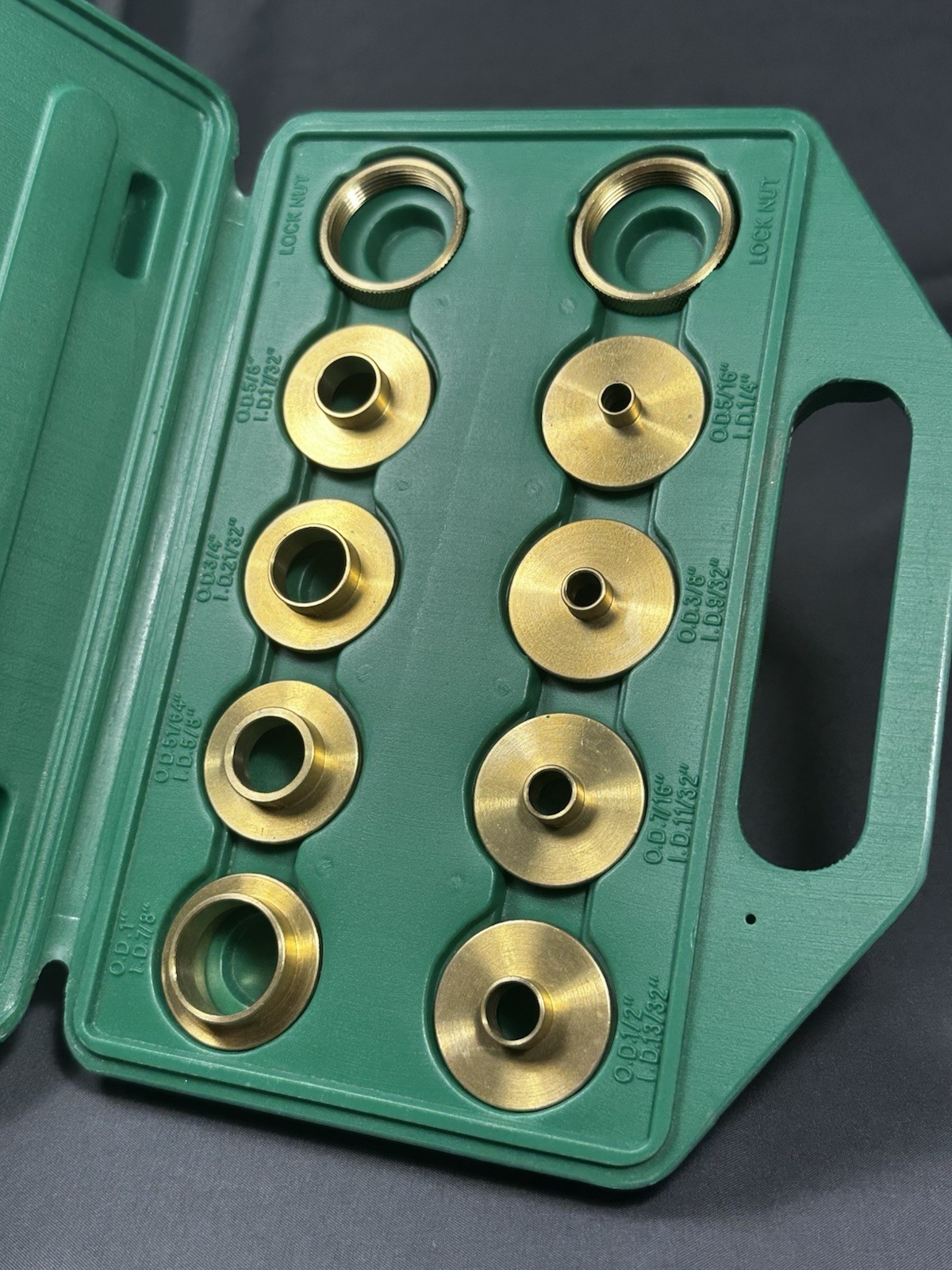 Woodcraft 10 Piece Template Bushing Set