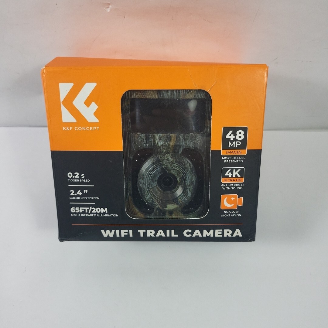 K&F Concept 4K trail wildlife waterproof camera 32MP Photo, 4K Video,Wifi    234
