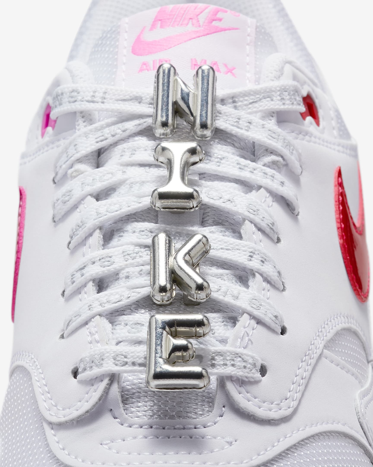 Nike Air Max 1 PRM Shoes Valentine’s Day White Red HV2303-100 Men's Sizes NEW
