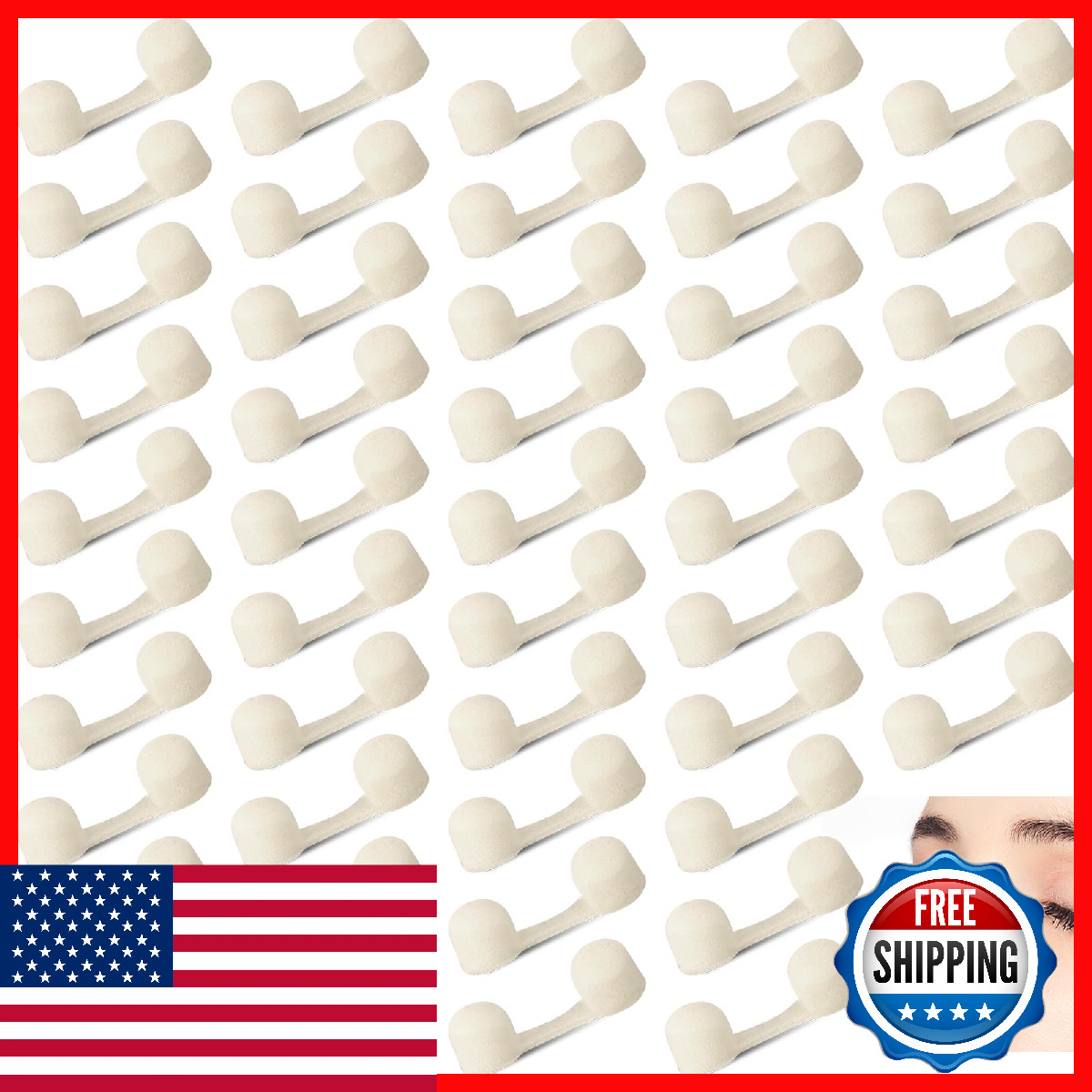 100 Pcs Disposable Nose Filter Nose Plug Spray Tanning Sunless Outdoor Nose Prot