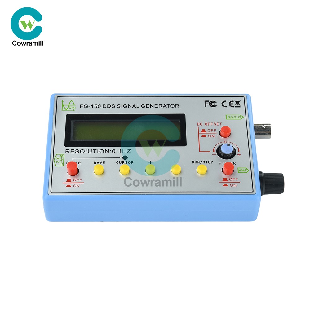 FG-150 DDS High-Precision Frequency Signal Generator with 15 Adjustable Waveform