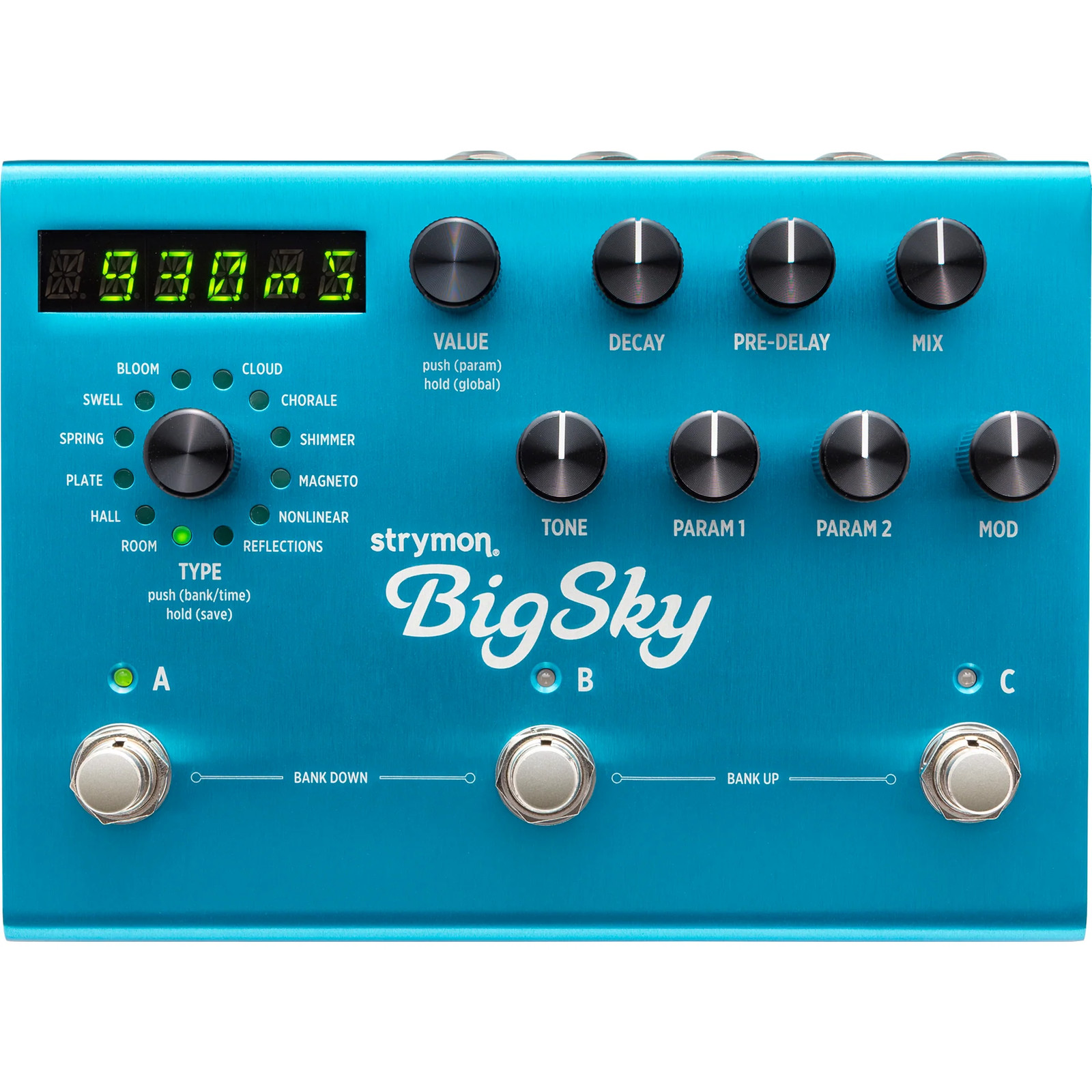 Strymon BigSky Reverberator Reverb Effects Pedal