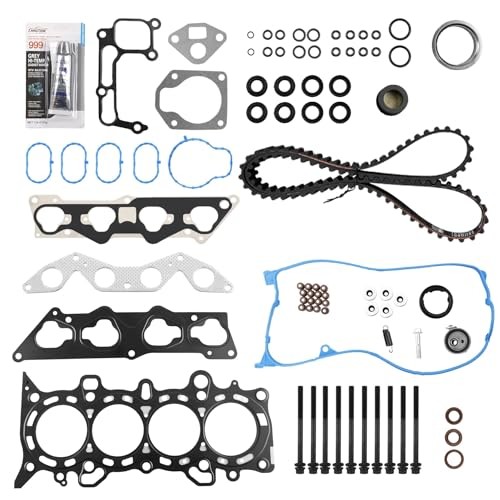 1.7 Engine Cylinder Head Gasket with Timing Belt, Compatible with 2001-2005