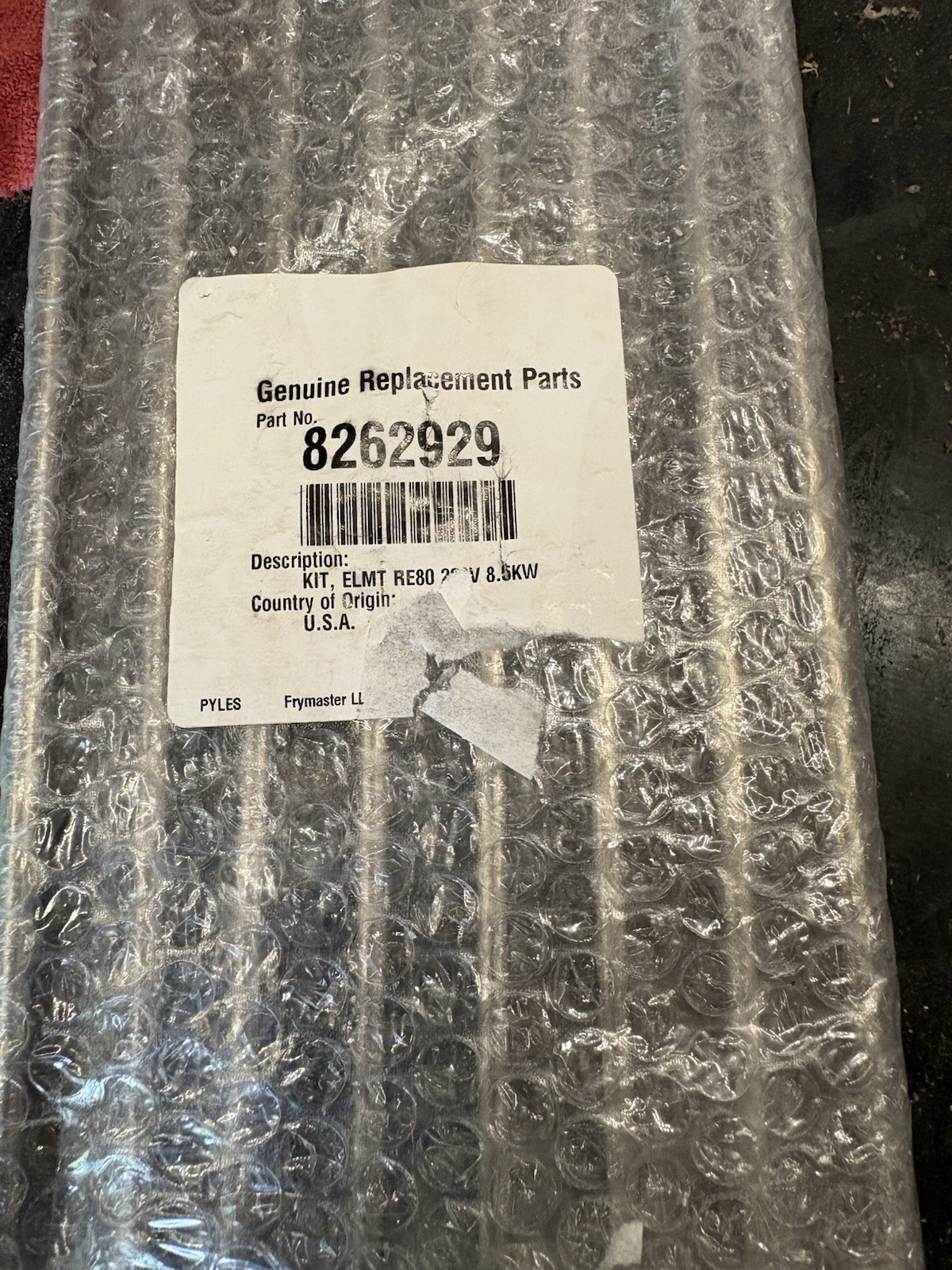 Frymaster Element Kit 8262929