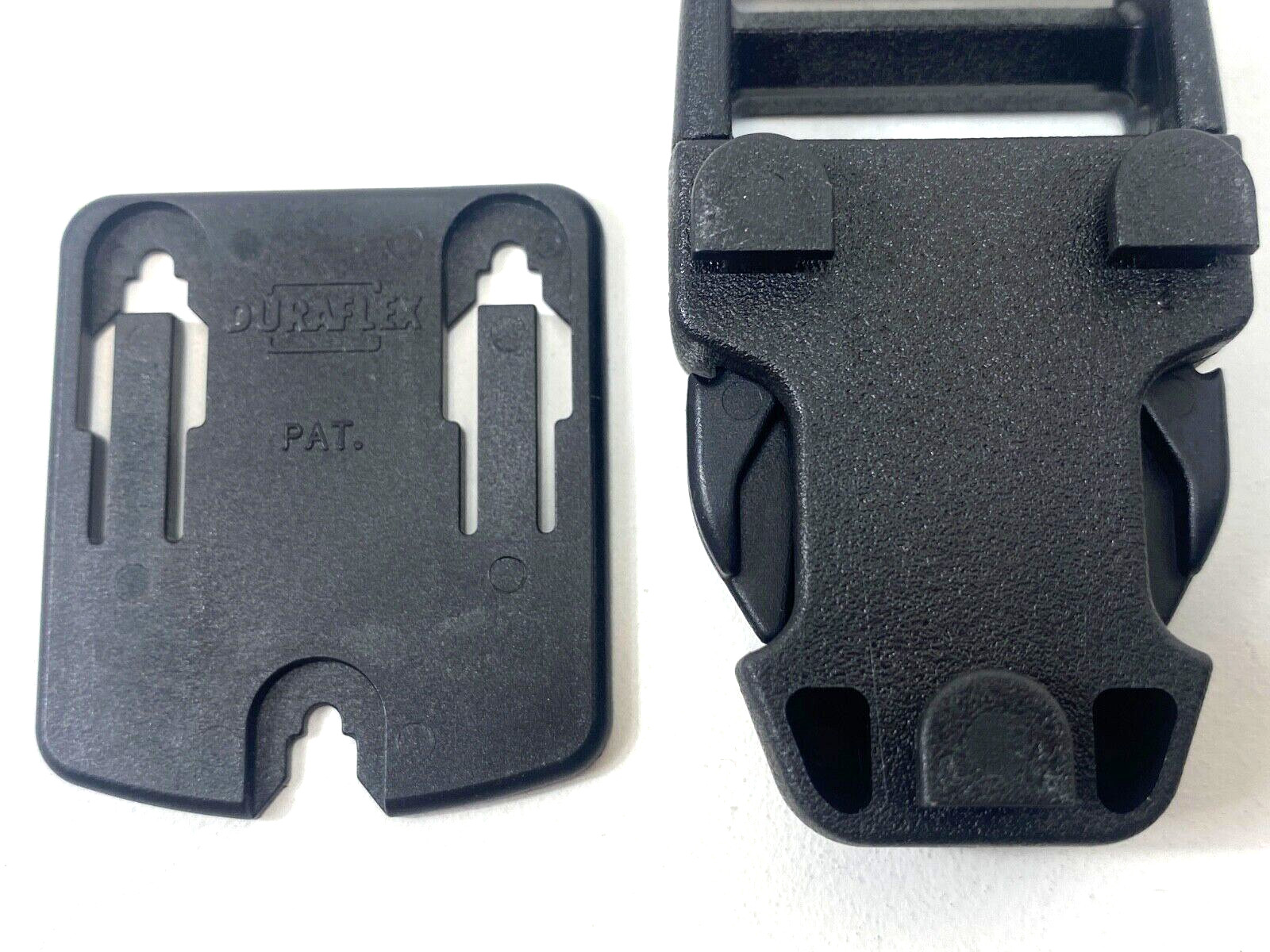1" Side Release Surface Mount Surmount Military Pouch Replacement Buckle BLACK