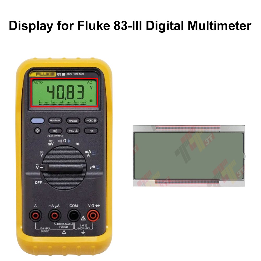 Display for Fluke 83 83-3 85 85-3 (Series 1 and 3) Digital Multimeter