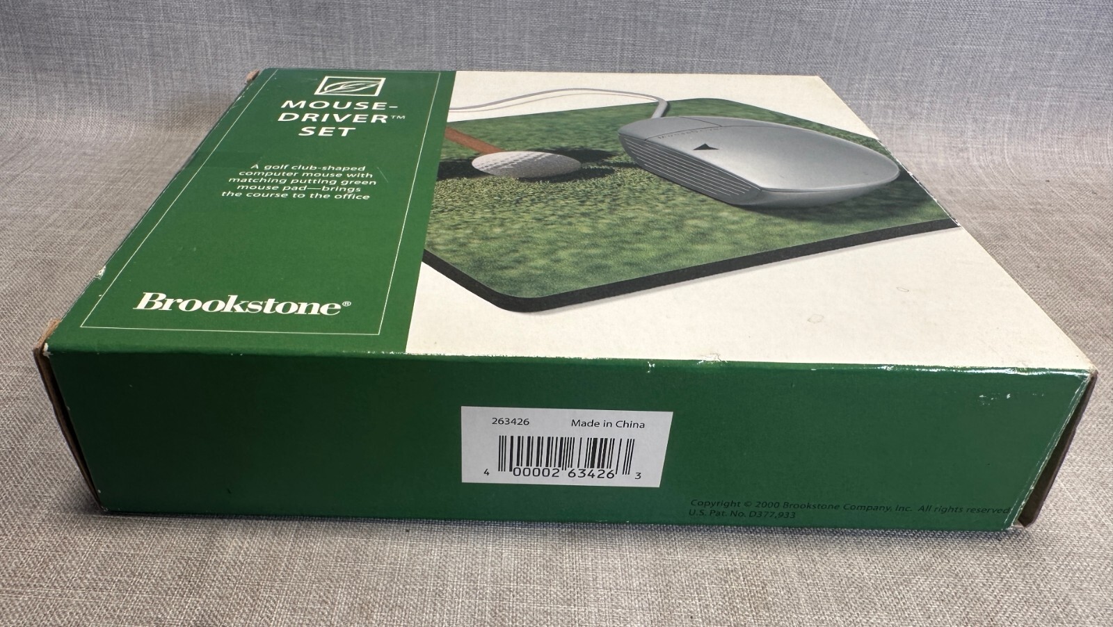 NOS! Brookstone Vintage Computer Mouse Golf Driver Set Ps/2 PGA w/ MousePad ps2